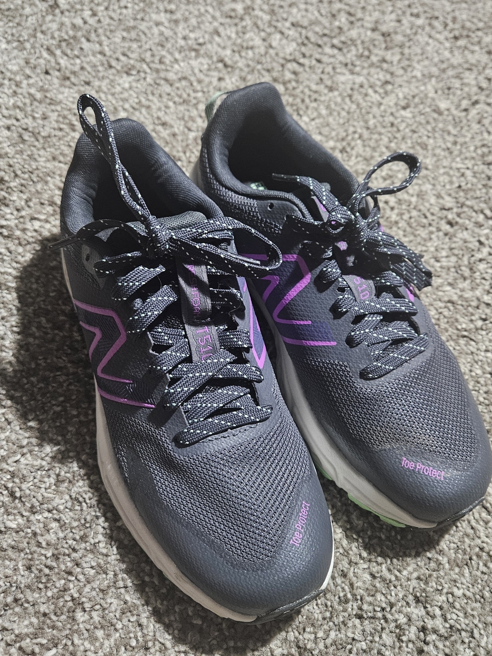 New Balance 510 FreshFoam Womens Size 8 WT510LP6 Grey Purple Running Shoes